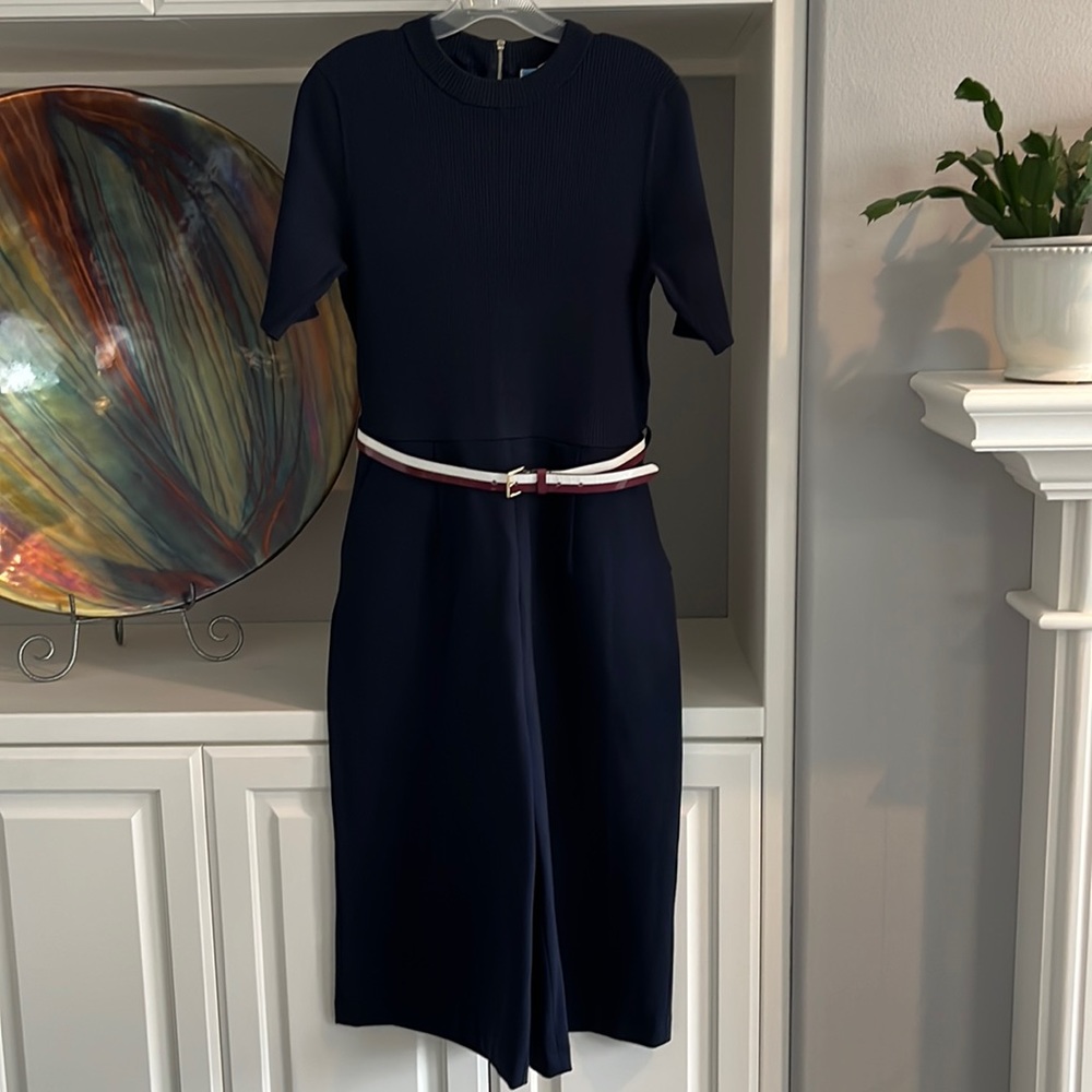 Ted Baker cropped jumpsuit. Size 10